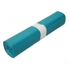 LDPE Afvalzak 90x110 T70 blauw, 45my 1 rol